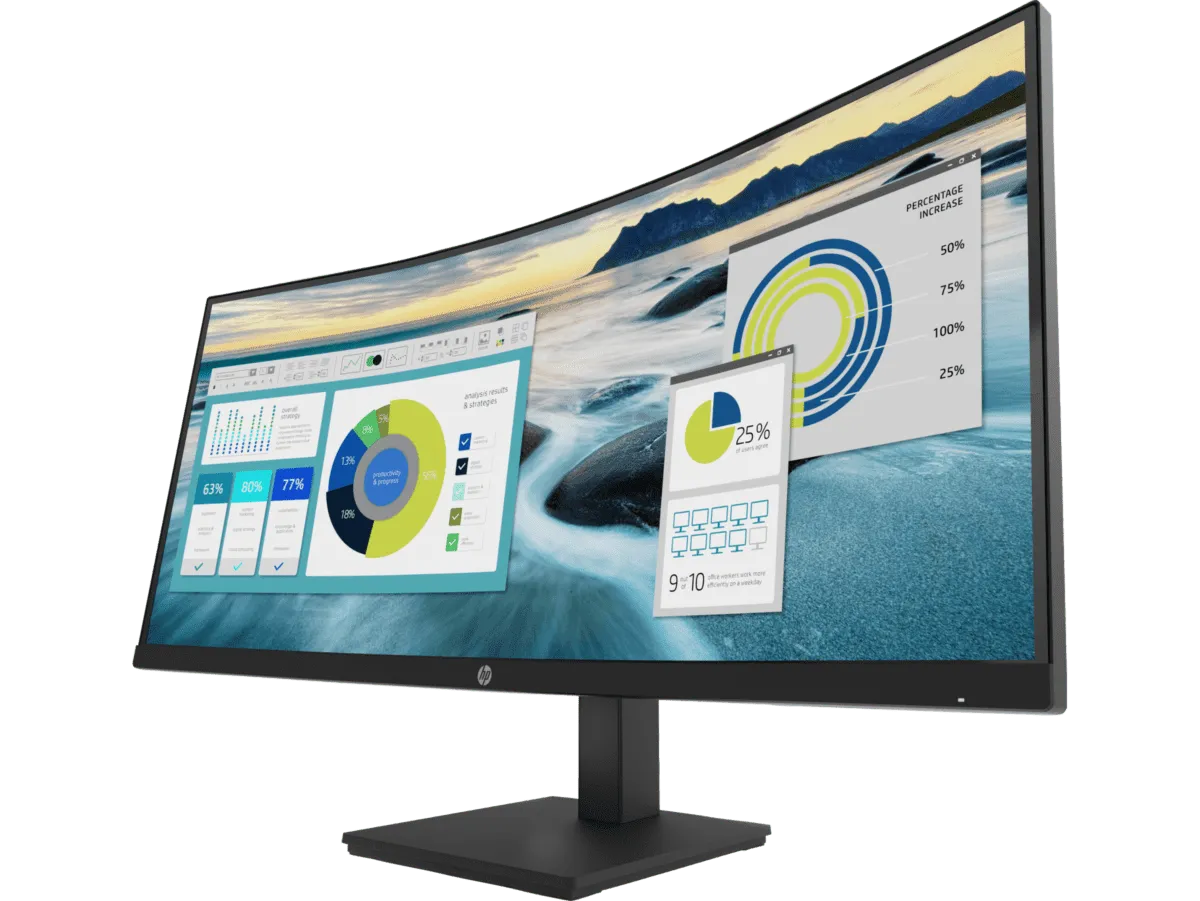 HP P34hc G4 WQHD USB-C Curved Monitor (21Y56AA#AB4)