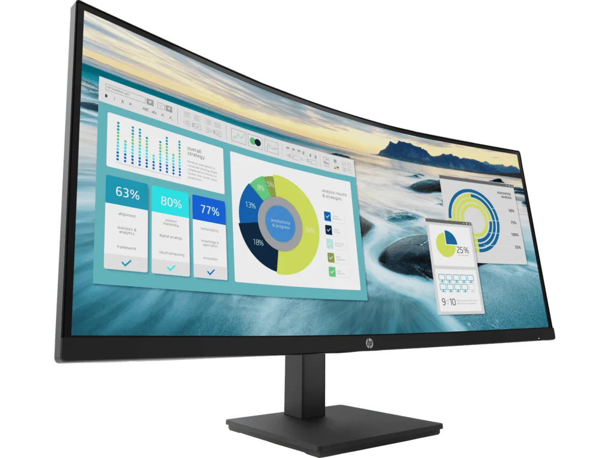 HP P34hc G4 WQHD USB-C Curved Monitor (21Y56AA#AB4)