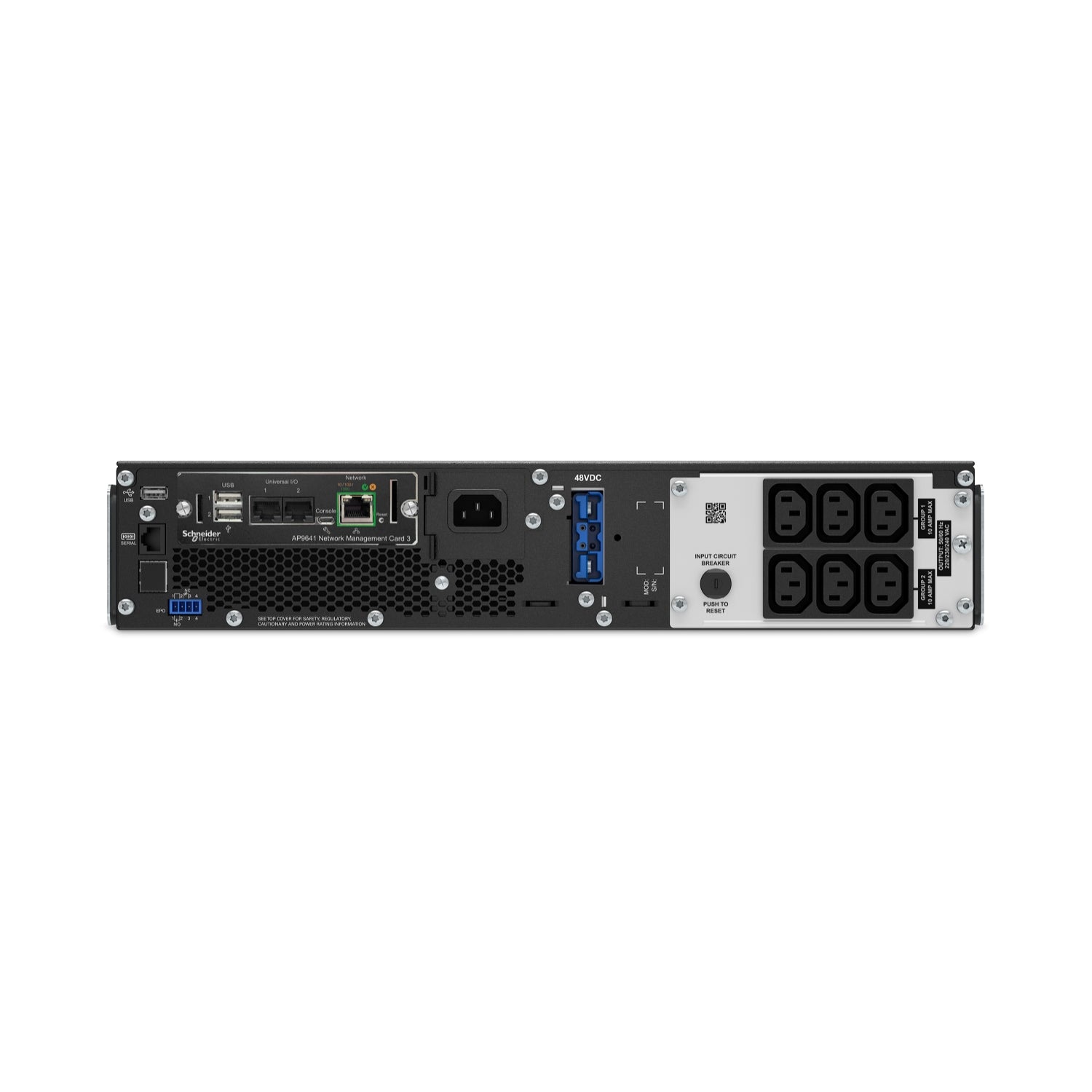 APC Smart-UPS On-Line, 1500VA/1500W (SRT1500RMXLI)