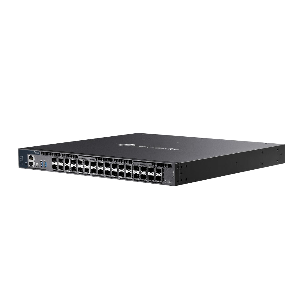 Omada 26-Port 10G Stackable L3 Managed Aggregation Switch with 6 25G Slots