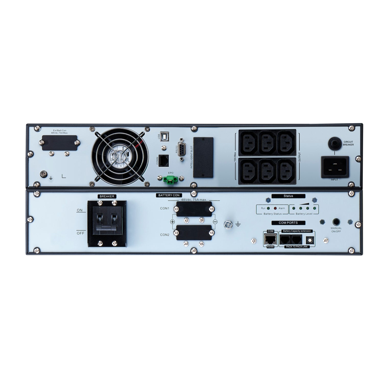 APC Easy UPS On-Line, 2000VA, Lithium-ion, Rack/Tower 4U, 230V (SRVL2KRILRK)