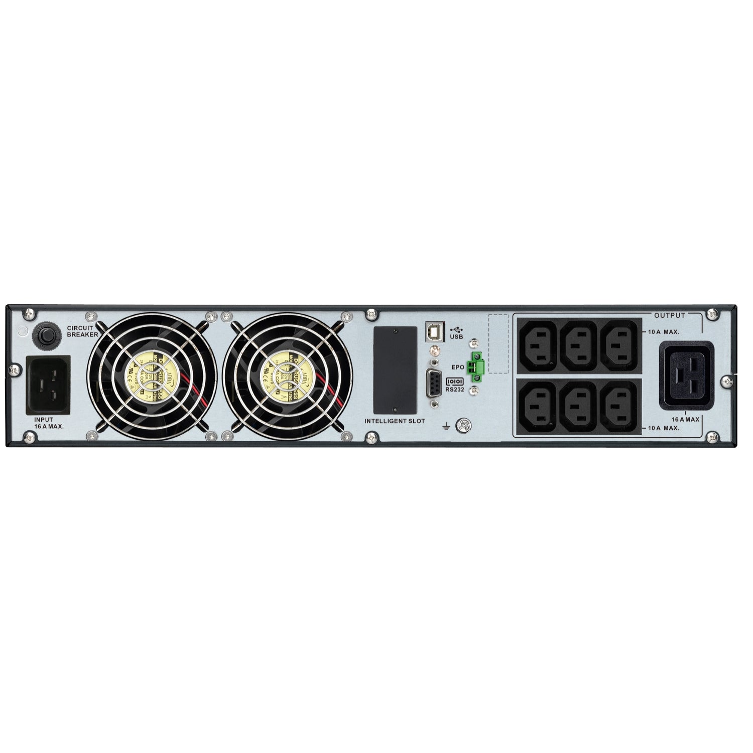 APC Easy UPS On-Line, 3kVA/2700W 6x IEC C13 + 1x IEC C19 outlets (SRV3KRI-E)