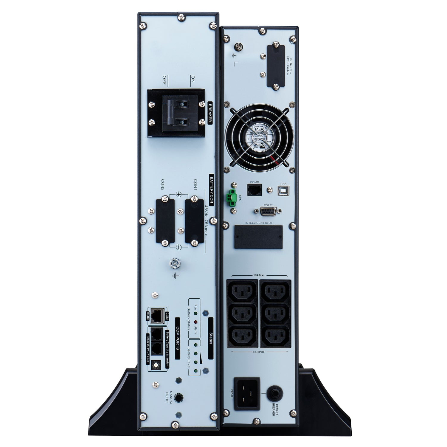 APC Easy UPS On-Line, 2000VA, Lithium-ion, Rack/Tower 4U, 230V (SRVL2KRILRK)