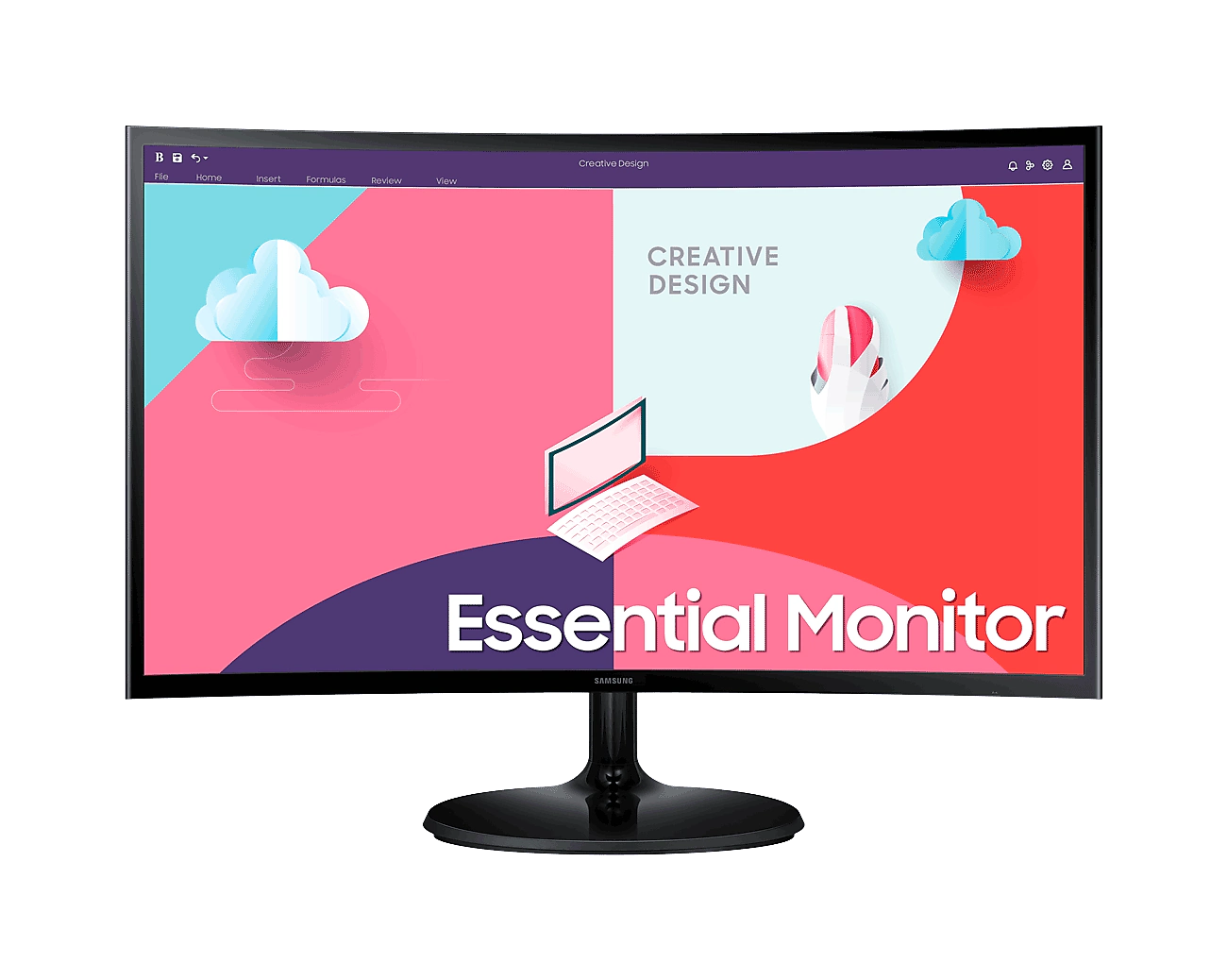 Samsung 27" Essential Curved Monitor S3 S36C (LS27C360EA)