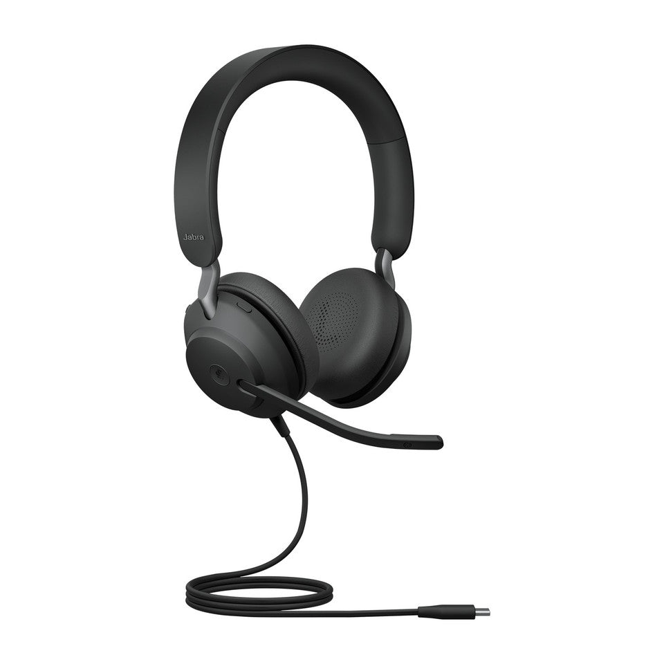 Jabra Evolve2 40 MS Stereo Black with USB C (24089-999-899)