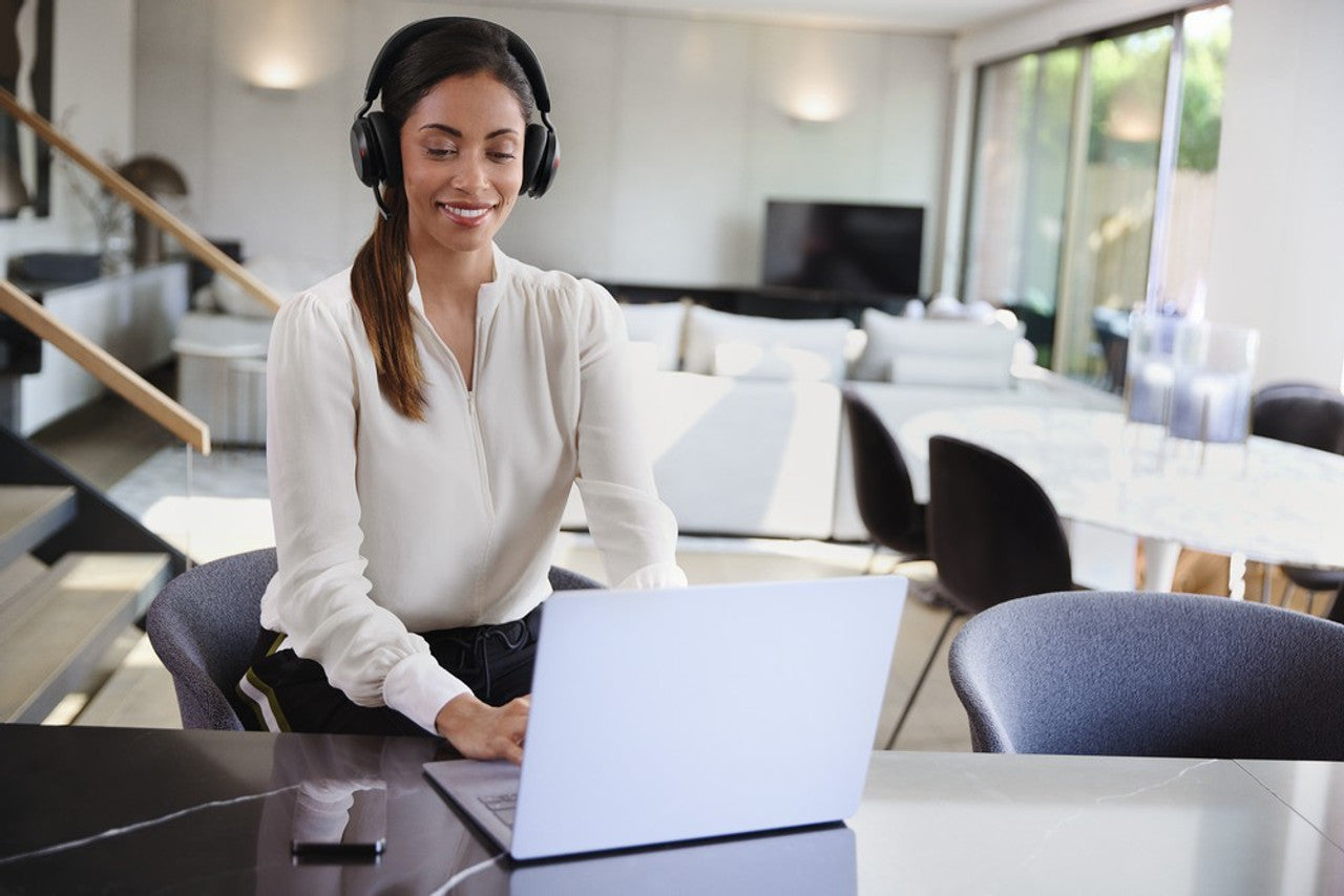 Jabra Evolve2 75 Wireless Headset Link 380A MS Stereo Black with USB A dongle (27599-999-999)