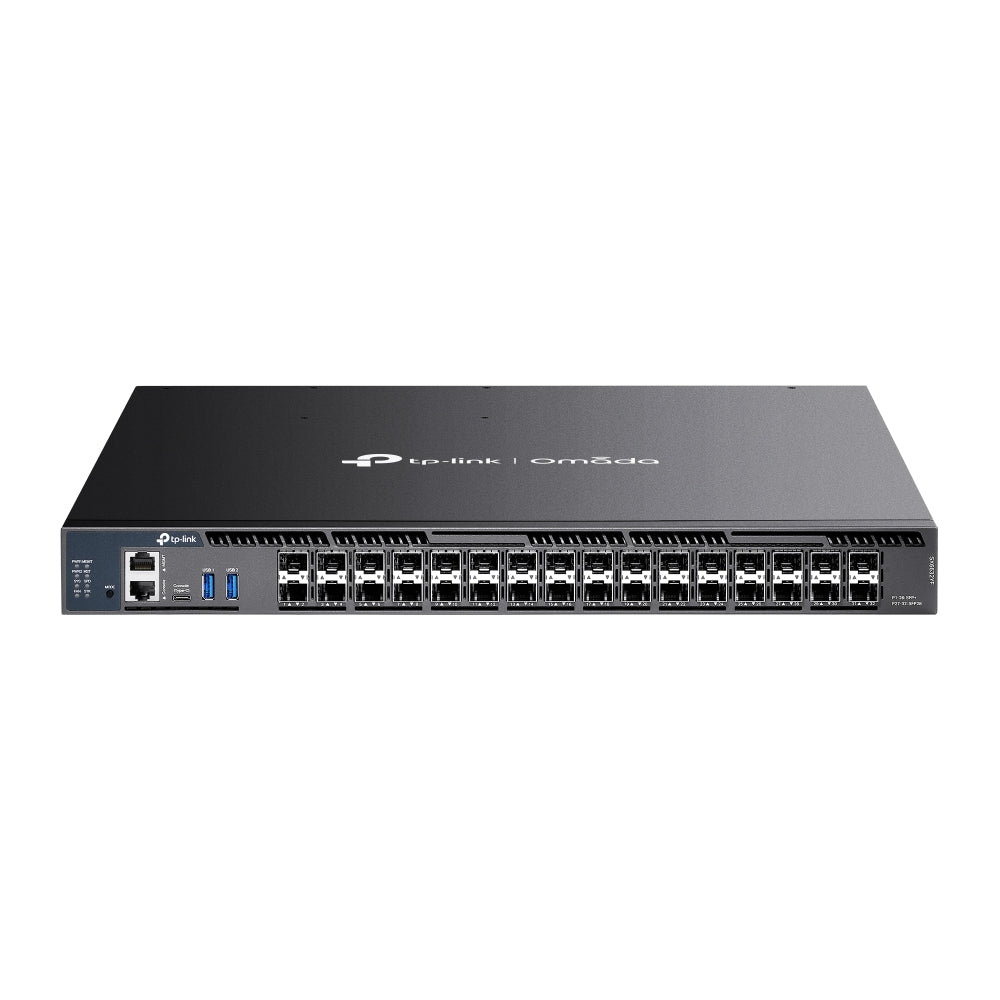 Omada 26-Port 10G Stackable L3 Managed Aggregation Switch with 6 25G Slots