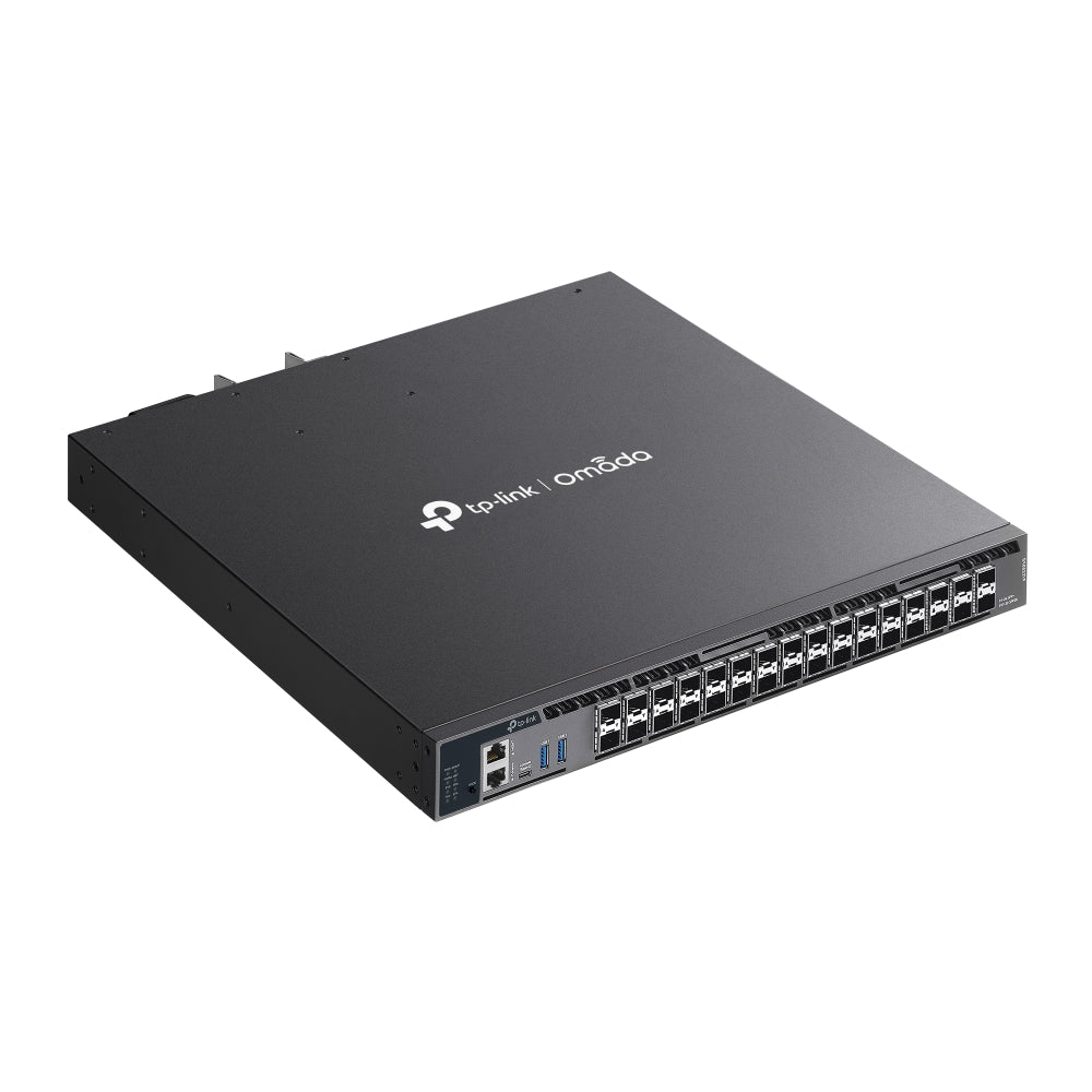 Omada 26-Port 10G Stackable L3 Managed Aggregation Switch with 6 25G Slots