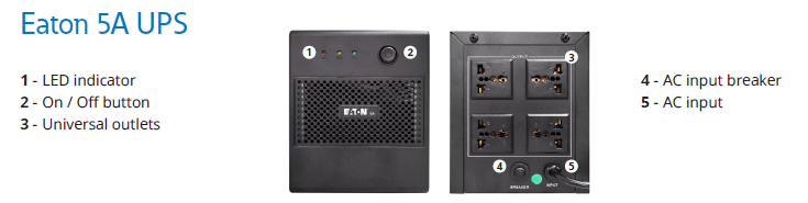 Eaton Line Interactive UPS 5A 700VA