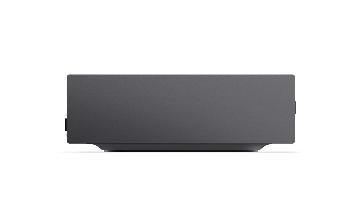 Lenovo ThinkStation PGX AI workstation, gray compact chassis on a white background