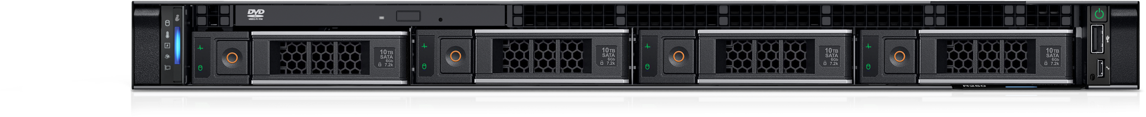 Dell PowerEdge R250 Rack Server (R250-E2324G-8GB-2T-755-3YNBD)