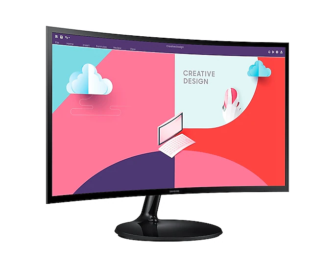 Samsung 24" Essential Curved Monitor S3 S36C (LS24C360EA)