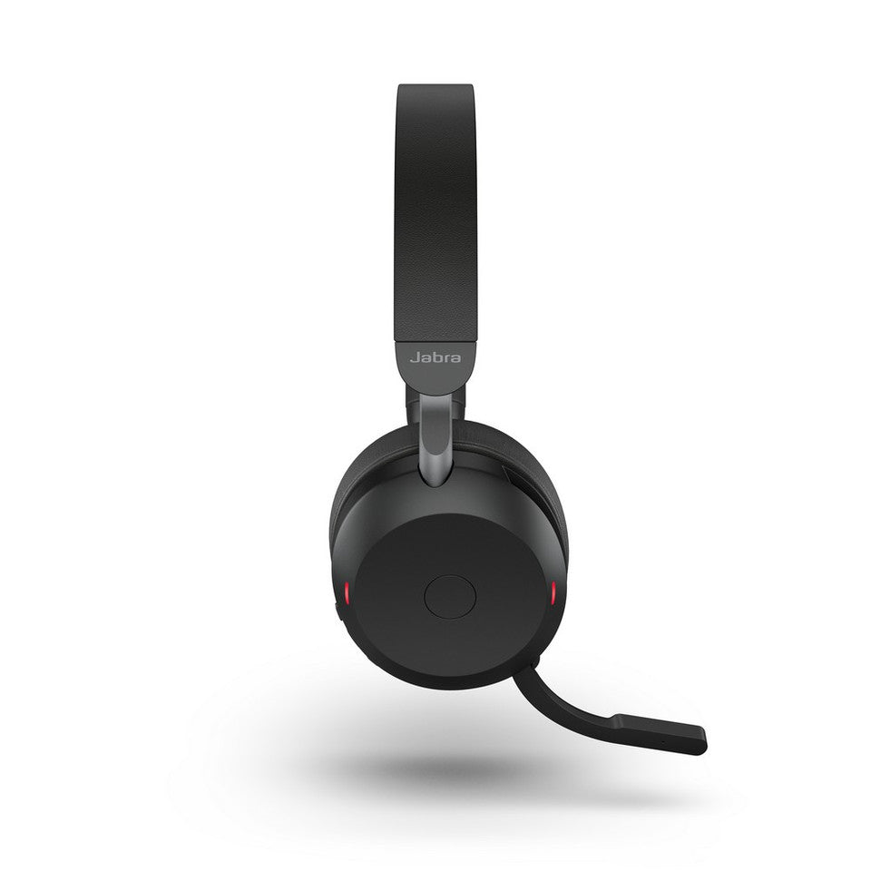 Jabra Evolve2 75 Wireless Headset Link 380A MS Stereo Black with USB A dongle (27599-999-999)