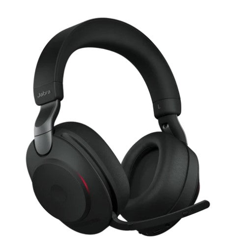 Jabra Evolve2 85 Wireless Headset Link 380A MS Stereo Black with USB A dongle (28599-999-999)